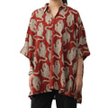 Printed Cotton Blend A Line Kurti Suit