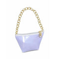 Trendy Mini Chain Handle Handbag for Kids- Stylish Compact Party Purse, Glossy Finish Cute Fashion Pouch